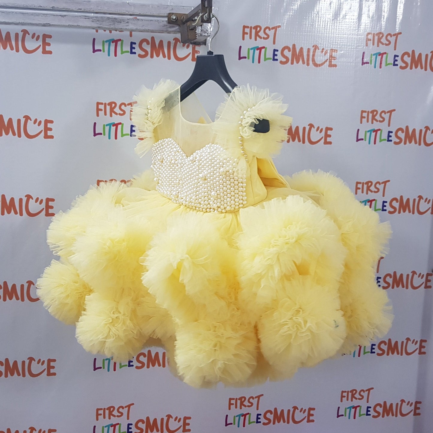 Beaded Fluffy Birthday Party Dress