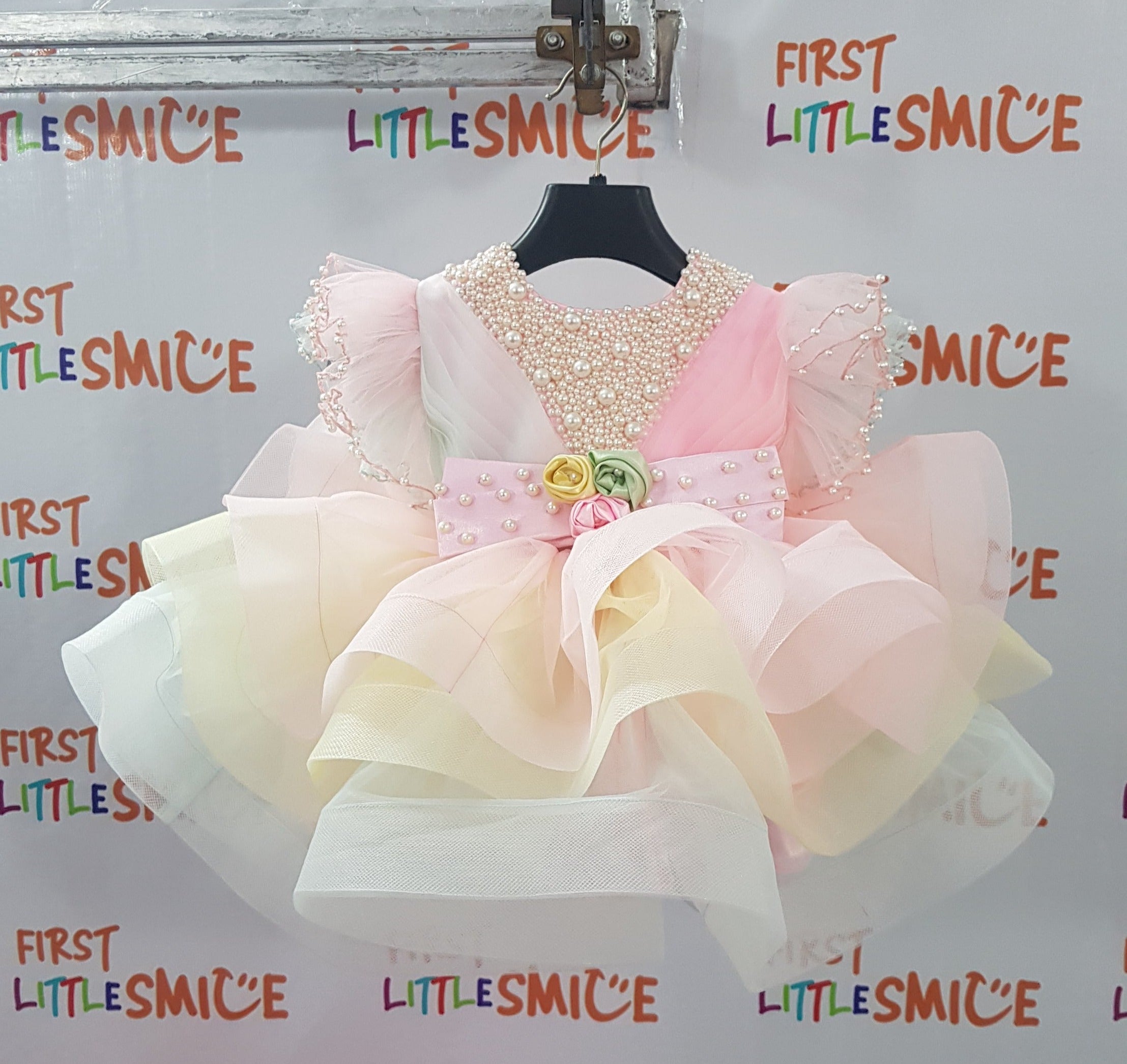 Beaded Fluffy Birthday Party Dress