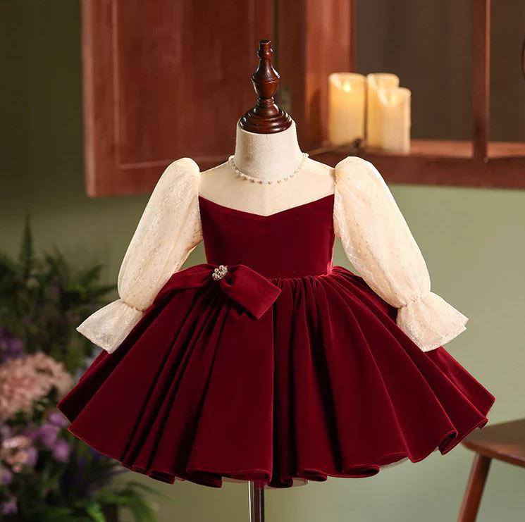 Fluffy Sequin And Beaded Birthday Party Dress – First Little Smile