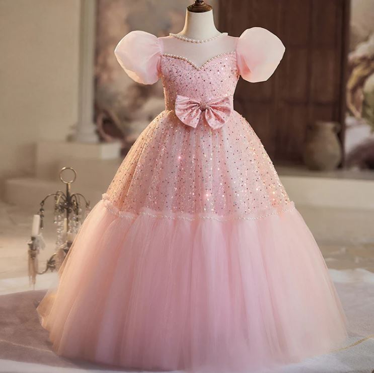 Fluffy Beaded Birthday Party Gown  First Little Smile