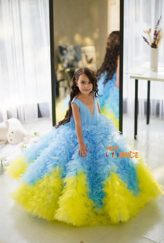 Fluffy Birthday Party Dress – First Little Smile
