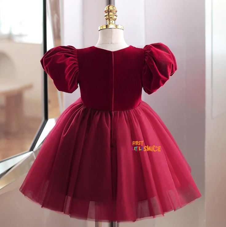 Beautiful Valvet Birthday Party Frock Dress