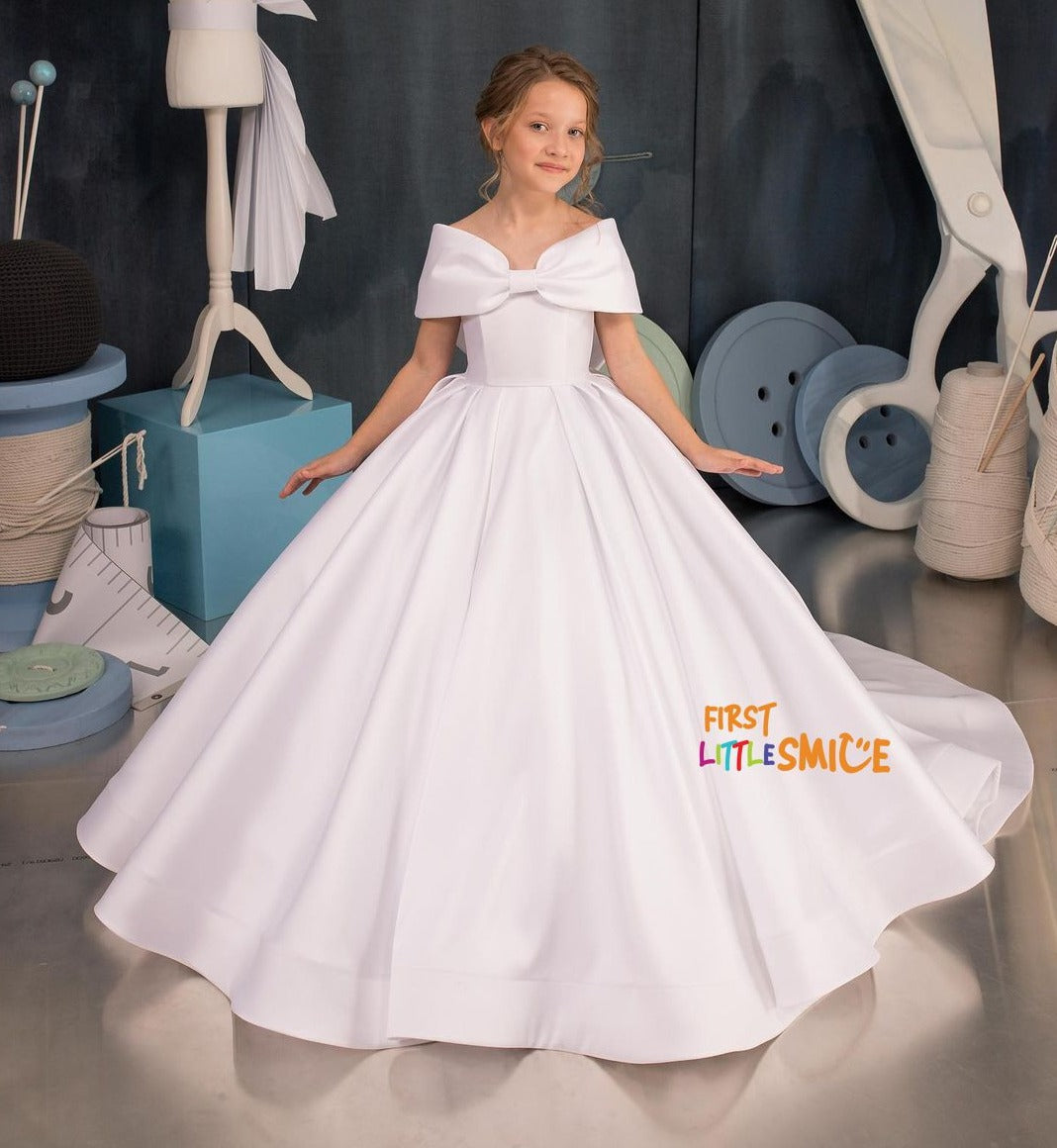 Beautiful Party Dress With High Low Trail