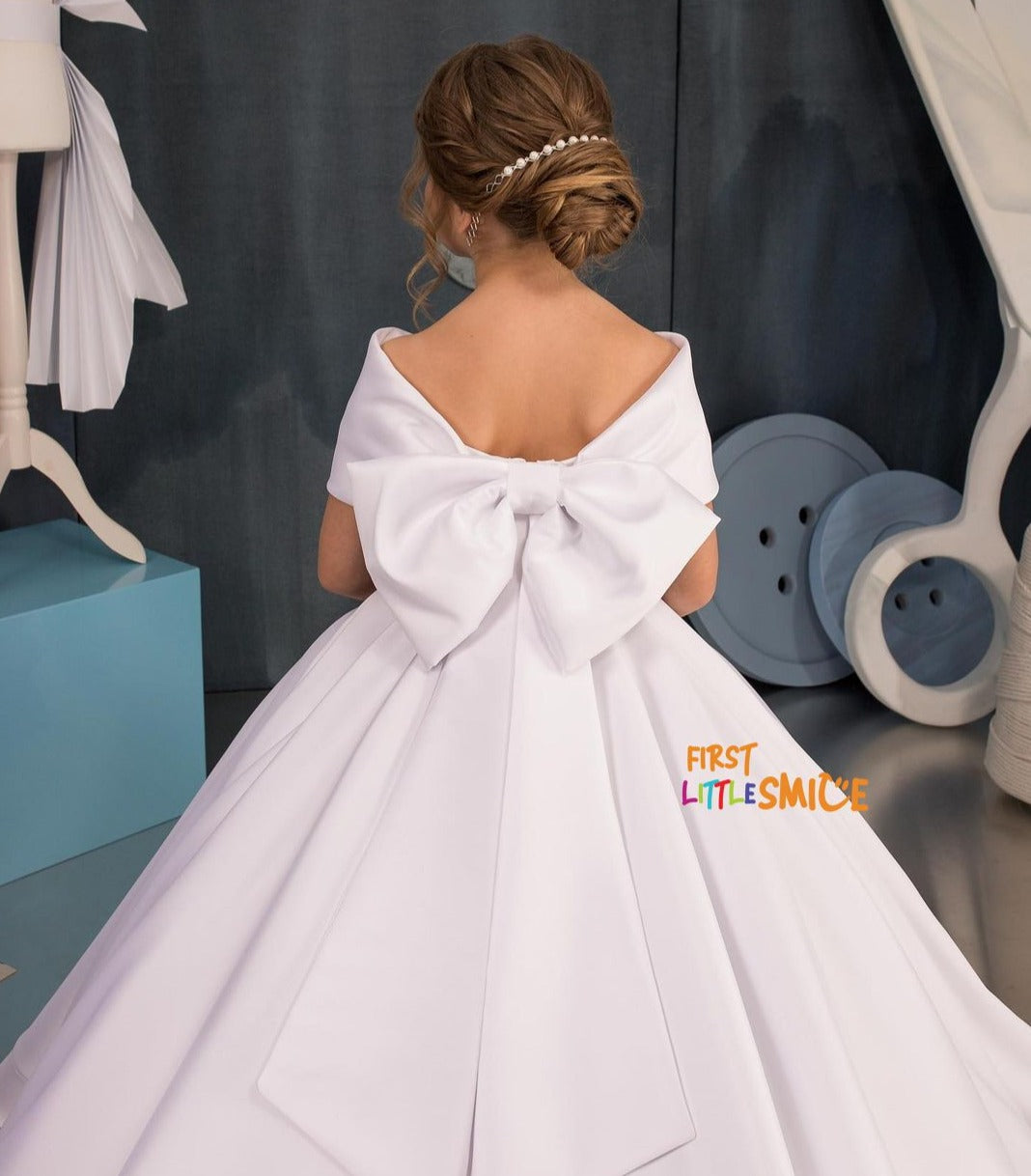 Beautiful Party Dress With High Low Trail