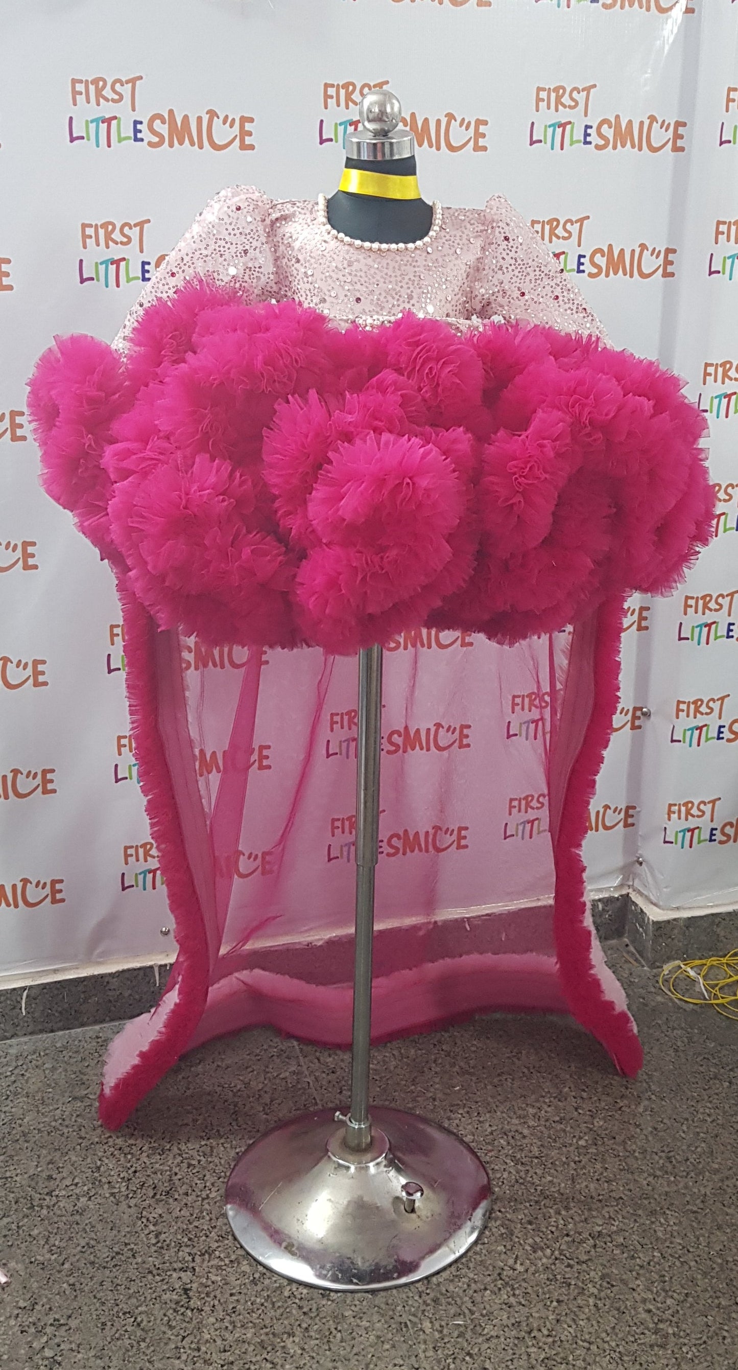 Fluffy Birthday Party Dress With Tail