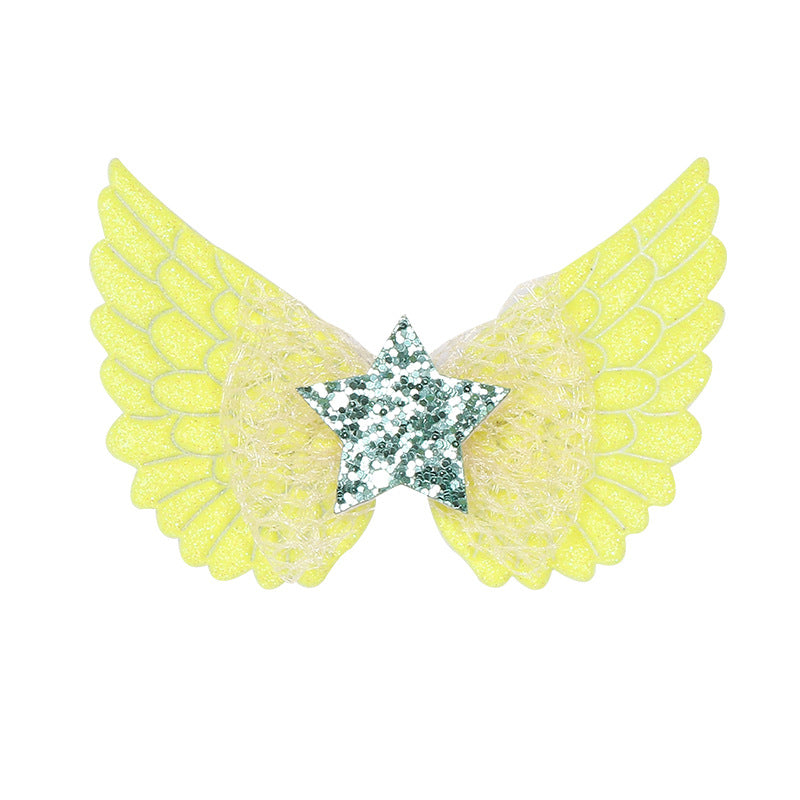 Angle Wing With Star Hair Clips