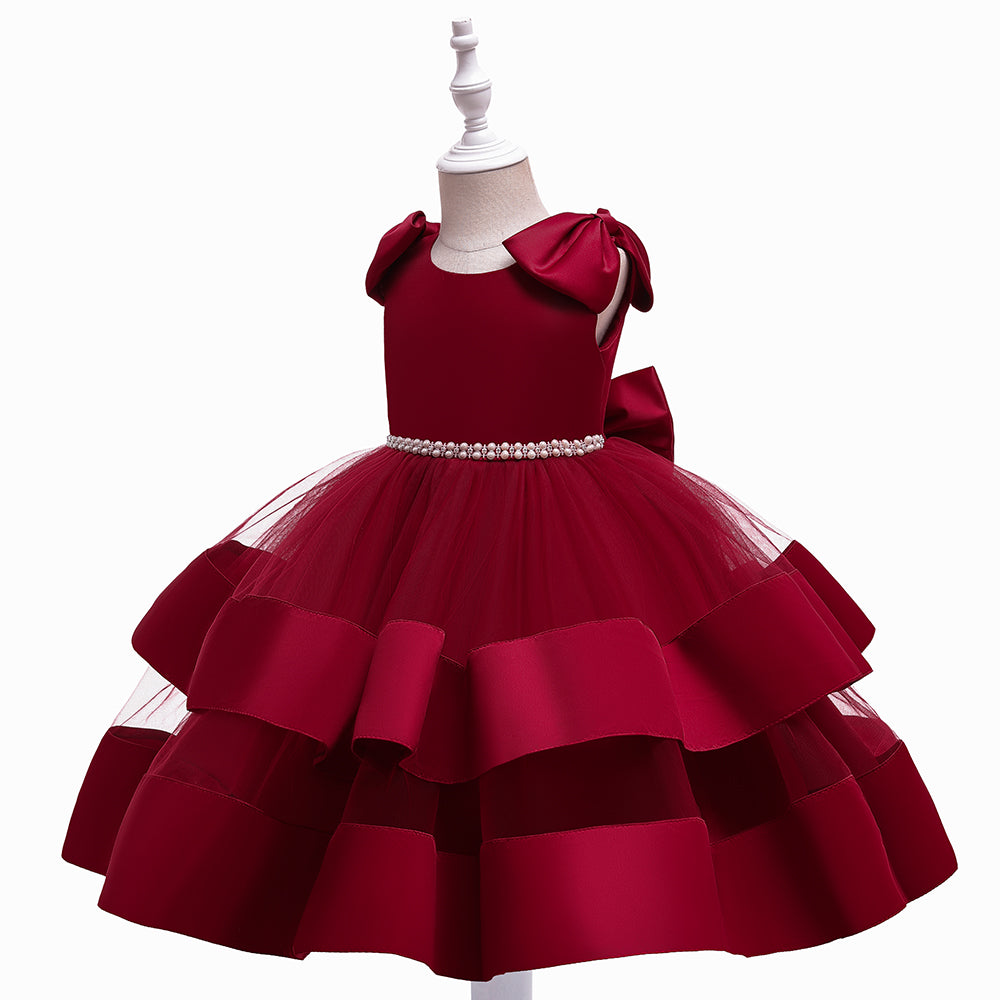 Beautiful Multi Frill Party Dress Frock - Main Image