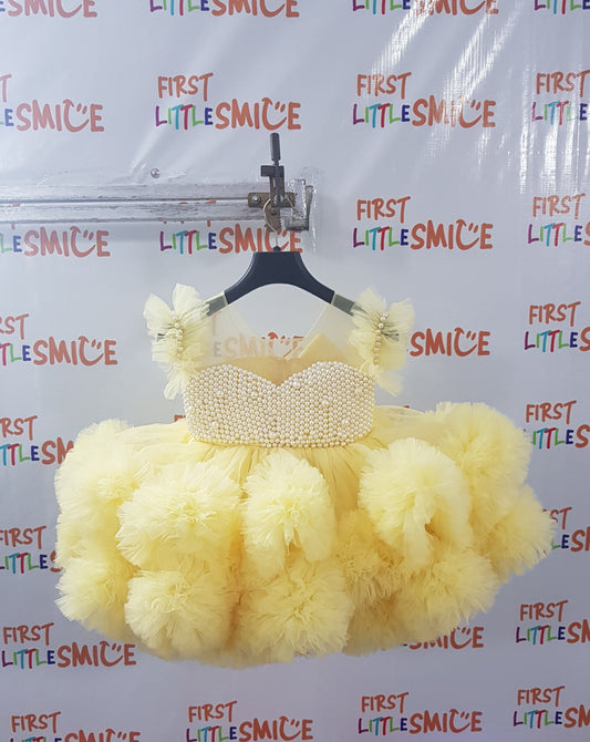 Beaded Fluffy Birthday Party Dress