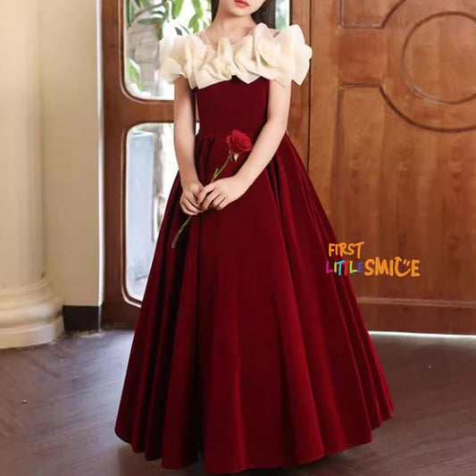 Fluffy Birthday Party Dress Gown