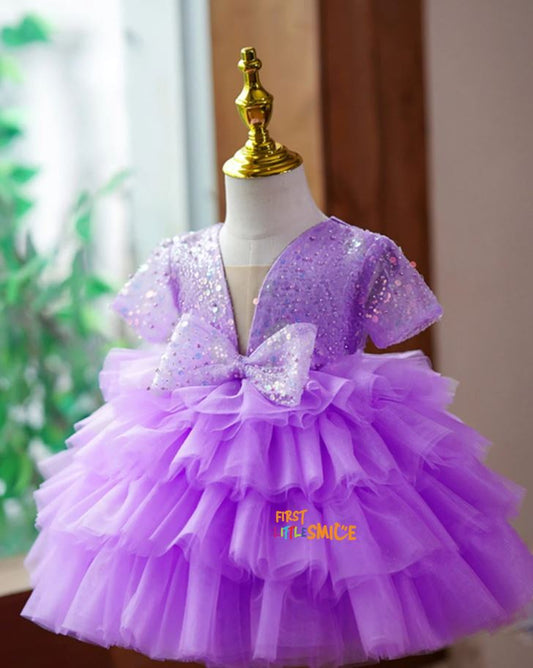 Beaded Fluffy Birthday Party Dress