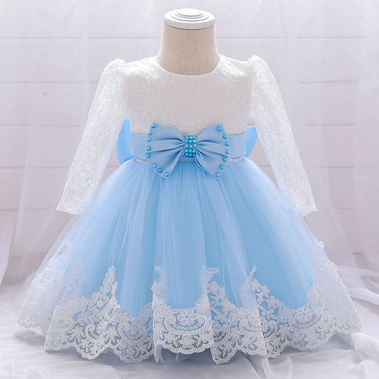 Beautiful Full Sleeve Birthday Party Dress