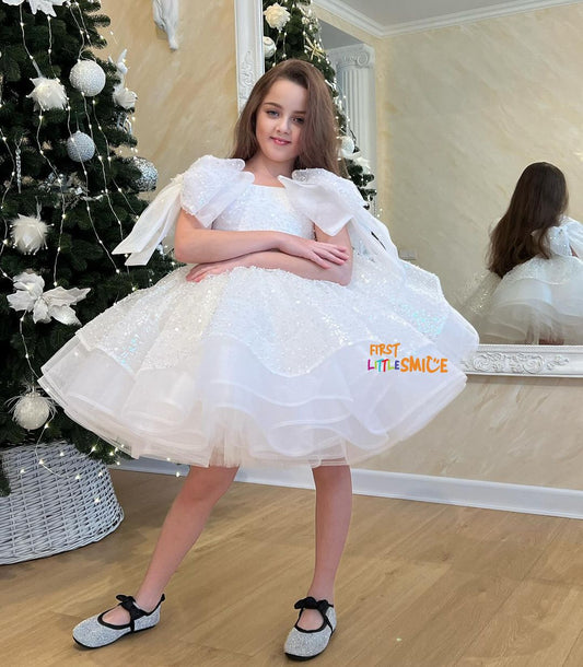 Beaded Fluffy Birthday Party Dress