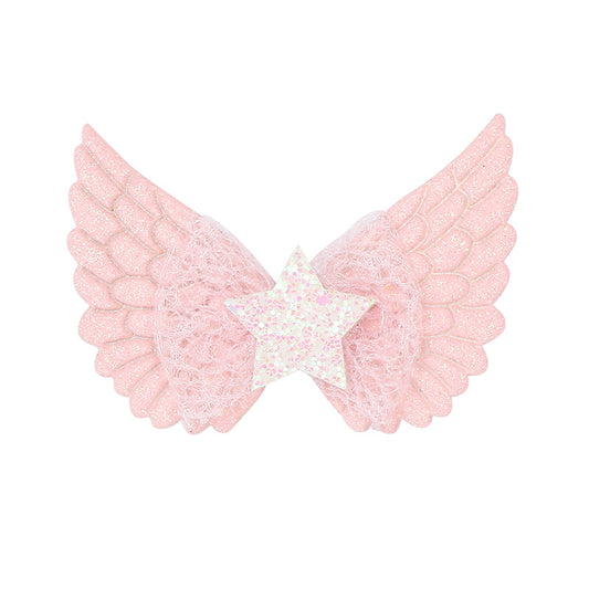 Angle Wing With Star Hair Clips