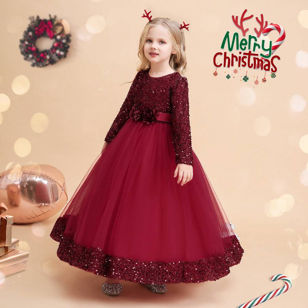 Indian Party Dress For Kids Online In Blackred, Birthday Dress For Girls  Online