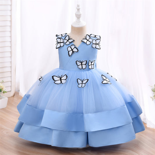 Beautiful Multi Frill Butterfly Dress