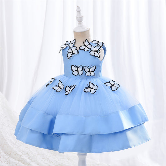 Beautiful Multi Frill Butterfly Dress