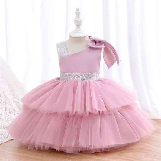 Beautiful Multi Frill Party Dress Frock