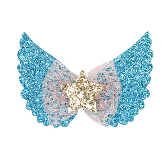 Angle Wing With Star Hair Clips