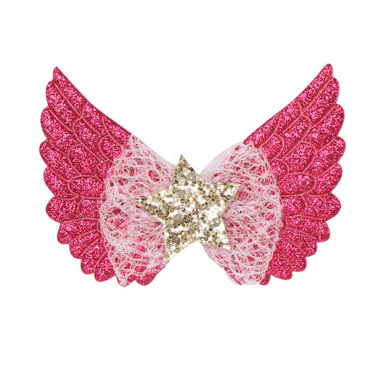 Angle Wing With Star Hair Clips