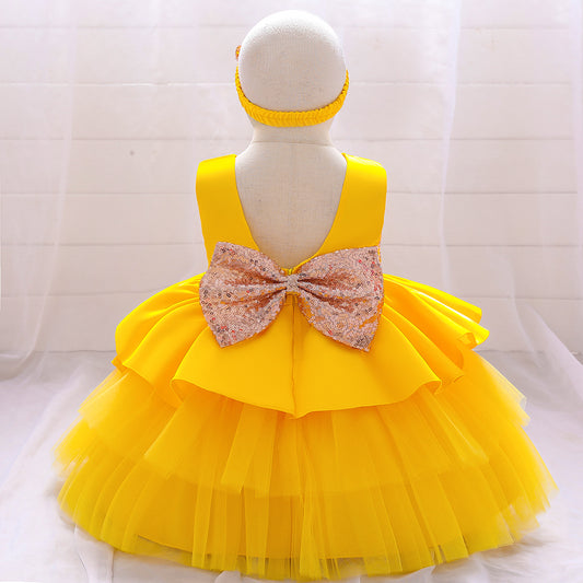 Beautiful Sleeveless Birthday Party Dresses for Princess