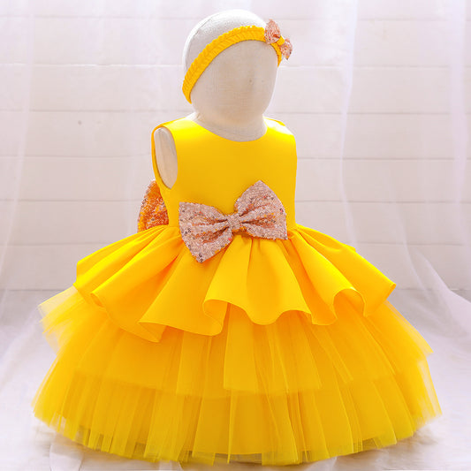 Beautiful Sleeveless Birthday Party Dresses for Princess