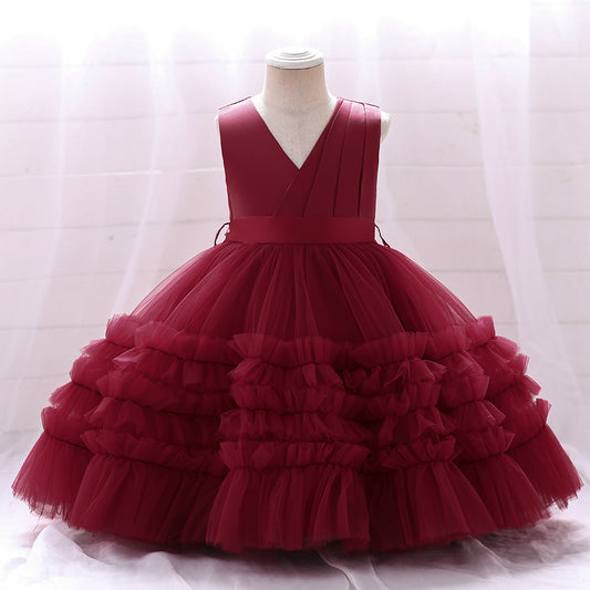 Beautiful Multi Frill Party Dress Frock