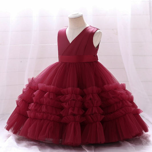 Beautiful Multi Frill Party Dress Frock