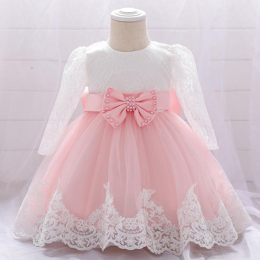 Beautiful Full Sleeve Birthday Party Dress